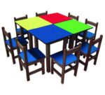 GM030--103 Anaokulu Öğrenci Masası ve Sandalyesi